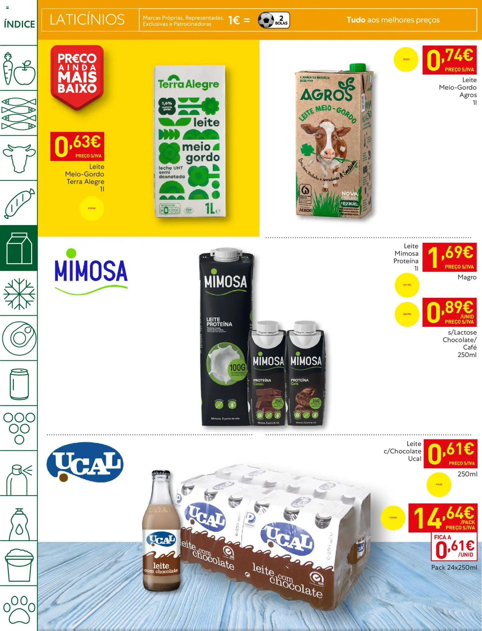 Recheio - Bons Negócios Madeira │ válido de 14.04.2026 | Página: 10 | Produtos: Leite proteina, Leite, Chocolate, Proteina