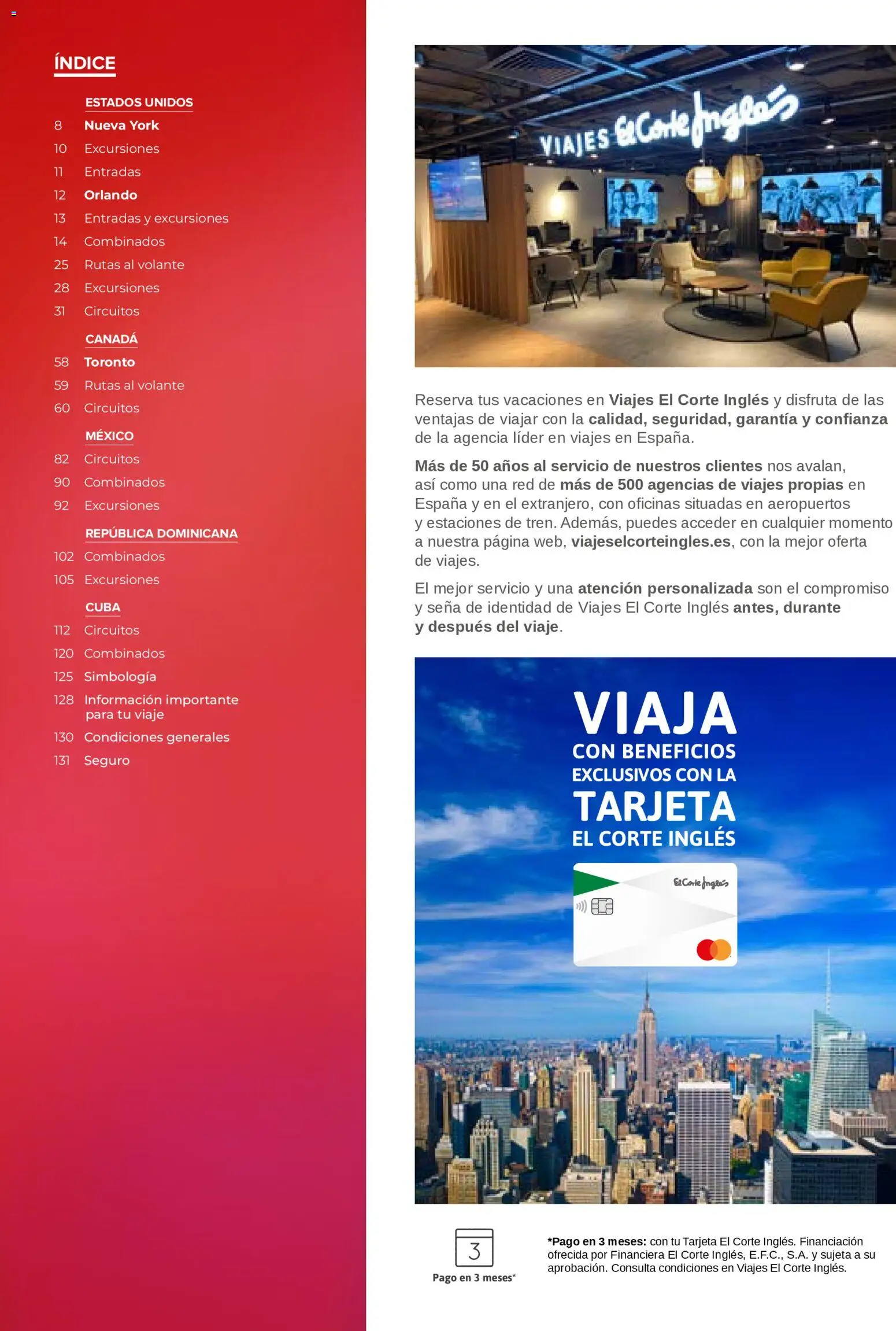 Viajes El Corte Inglés Norteamérica y Caribe │ válido desde el 01.01.2026 | Página: 2