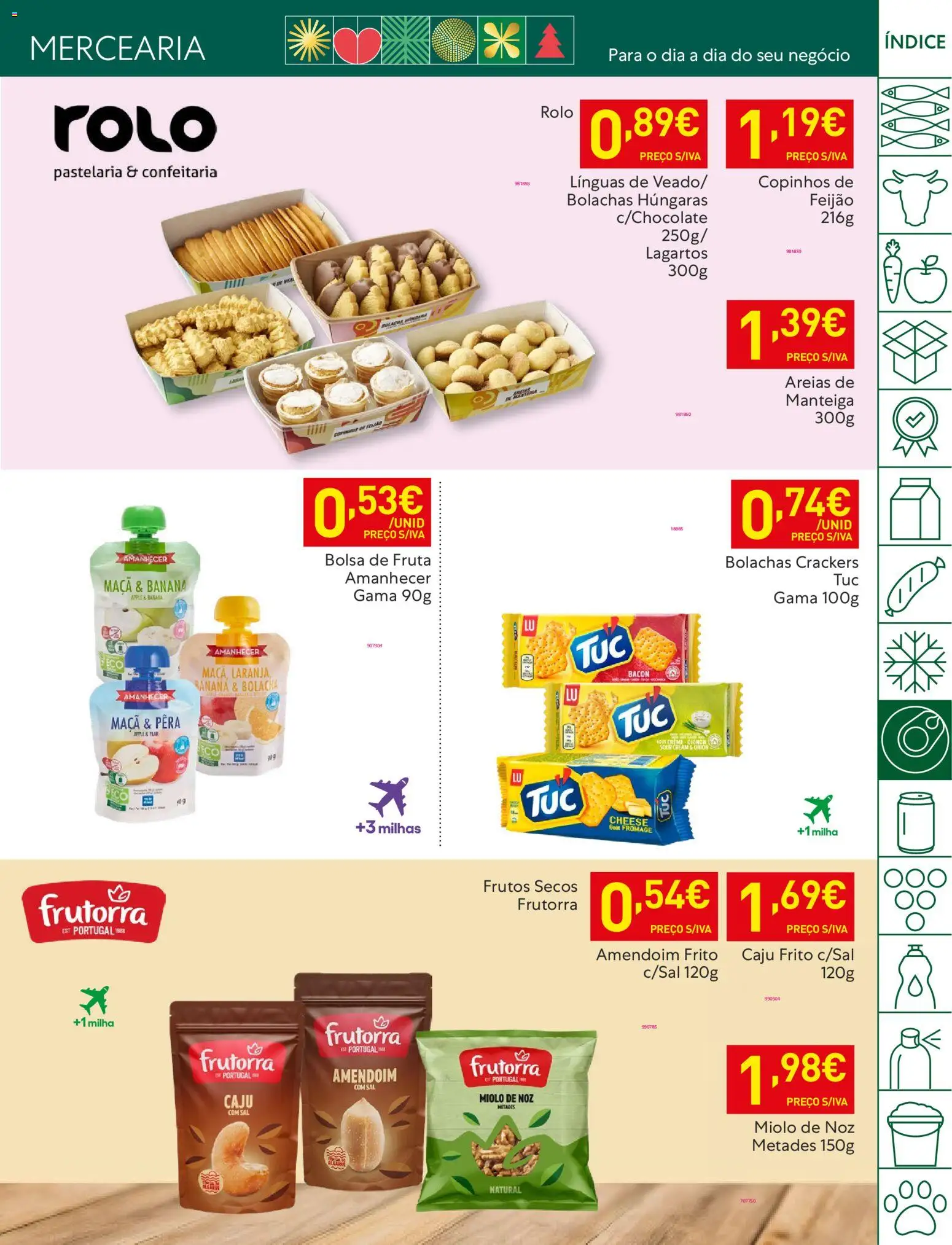 Recheio folheto │ válido de 18.11.2025 | Página: 23 | Produtos: Bacon, Banana, Bolachas, Manteiga