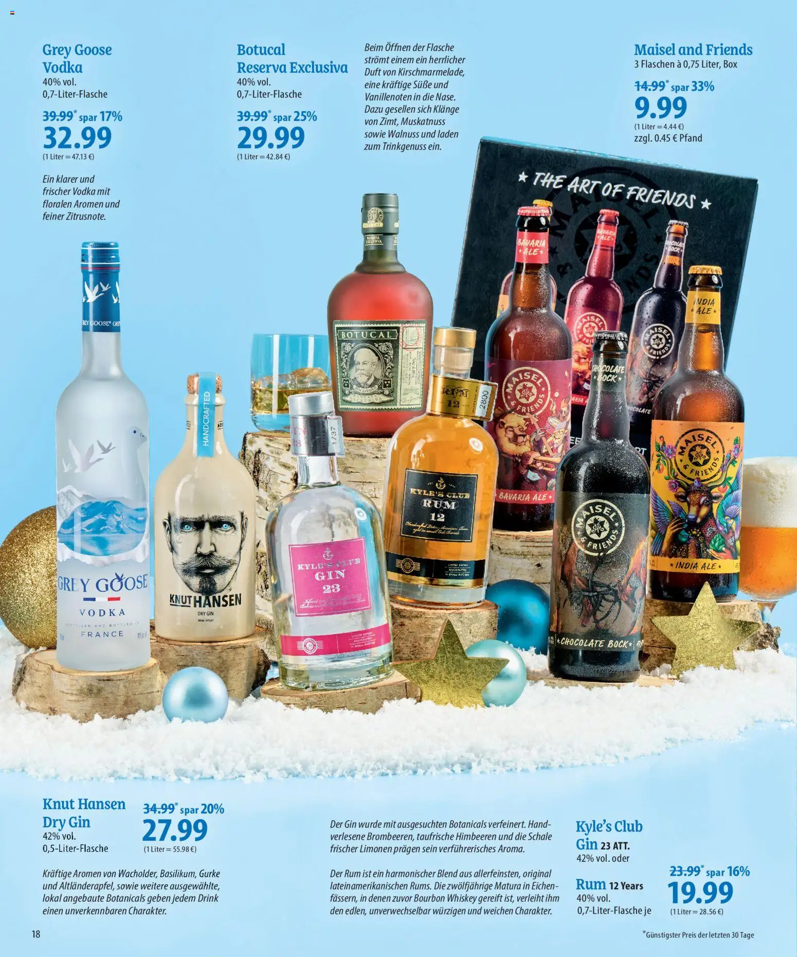 Famila Frohes Festessen – gültig ab 15.12.2025 | Seite: 18 | Produkte: Himbeeren, Duft, Vodka, Gin