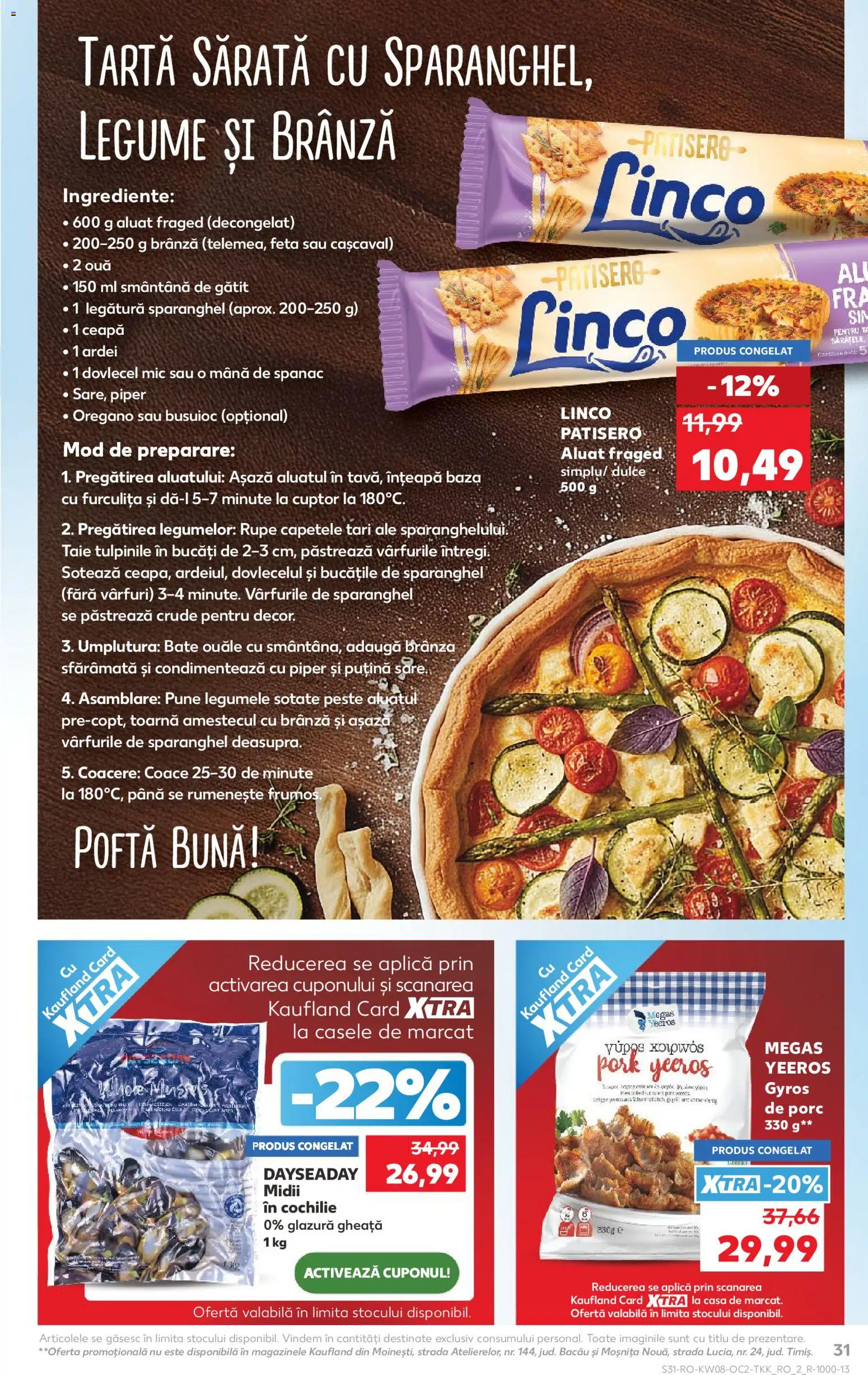 Noul catalog Kaufland – valabil de la 18.02.2026 | Pagină: 31 | Produse: Cașcaval, Pește, Ceapă, Piper
