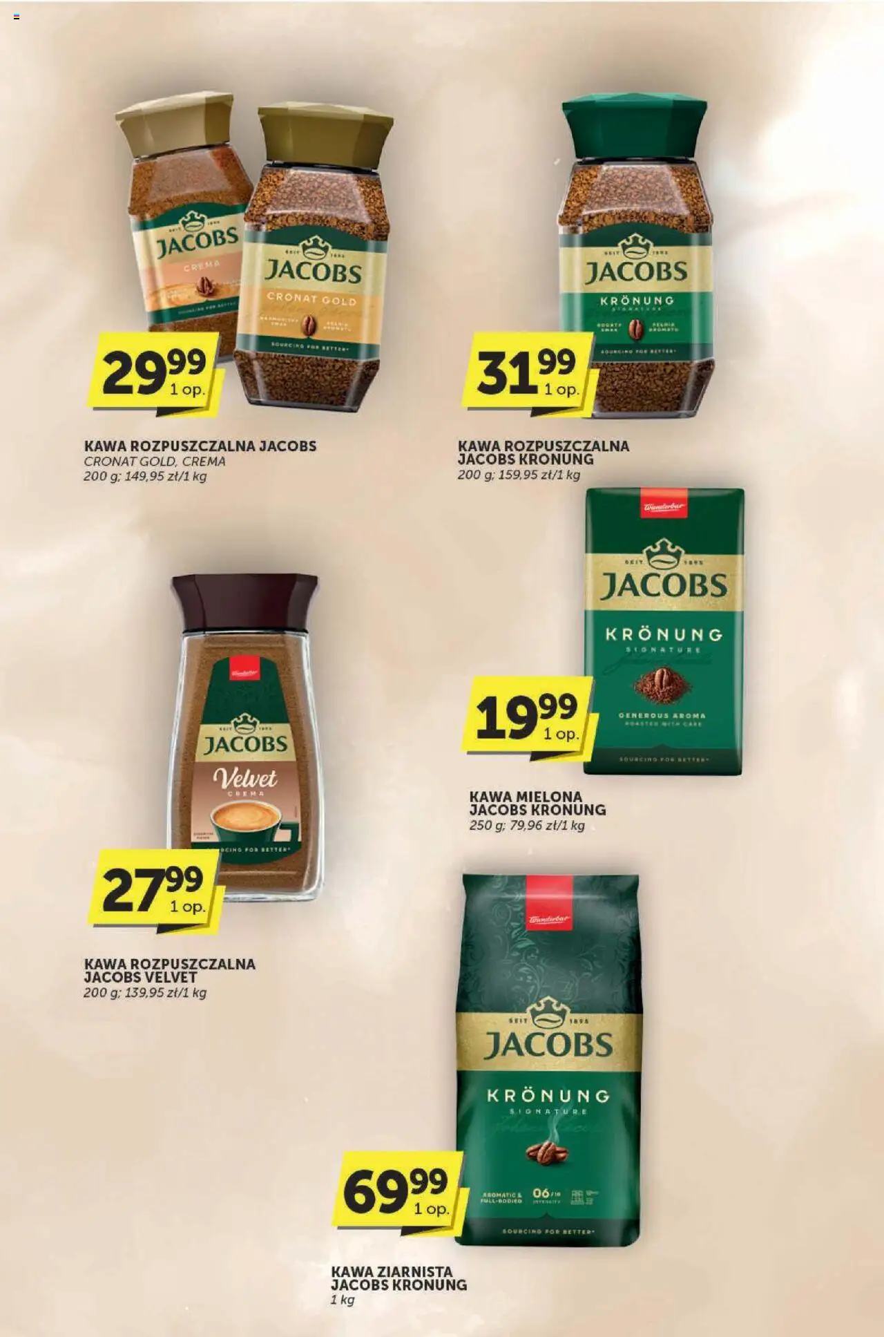 Euro Sklep Gazetka - Katalog od 04.09.2025 | Strona: 19 | Produkty: Kawa ziarnista, Kawa rozpuszczalna, Kawa