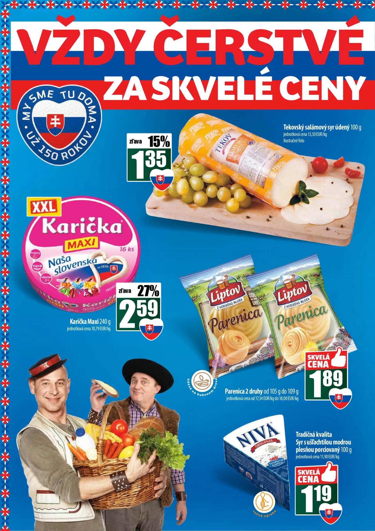 Nové COOP Jednota akcie – leták je platný od 23.10.2025 | Strana: 6 | Produkty: Syr