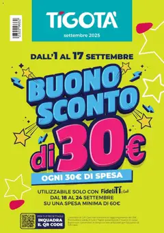 Anteprima del volantino Volantino Tigotà	 valido a partire dal 01.09.2025
