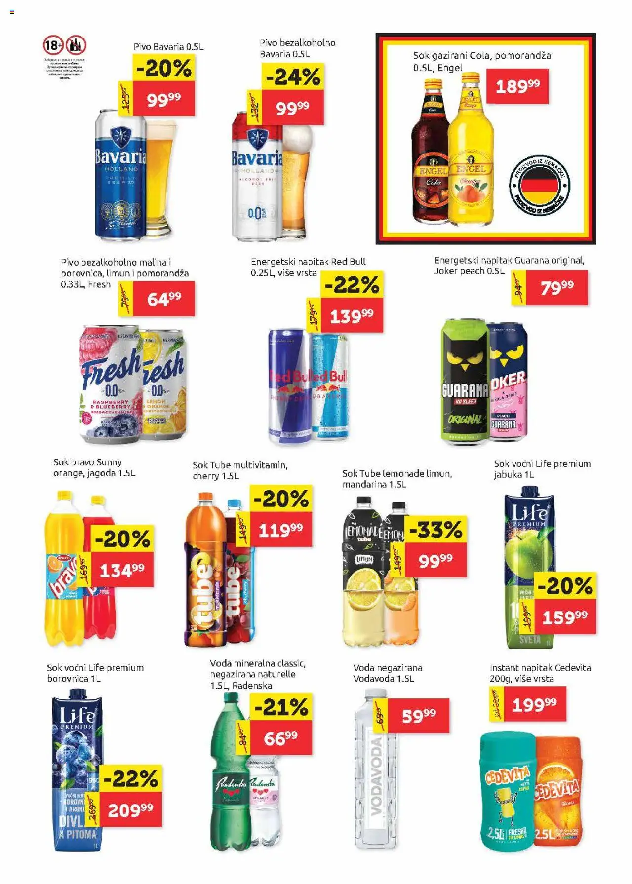 SuperVERO katalog - važi od 26.06.2025 | Strana: 19 | Proizvode: Cedevita, Malina, Sok, Limun