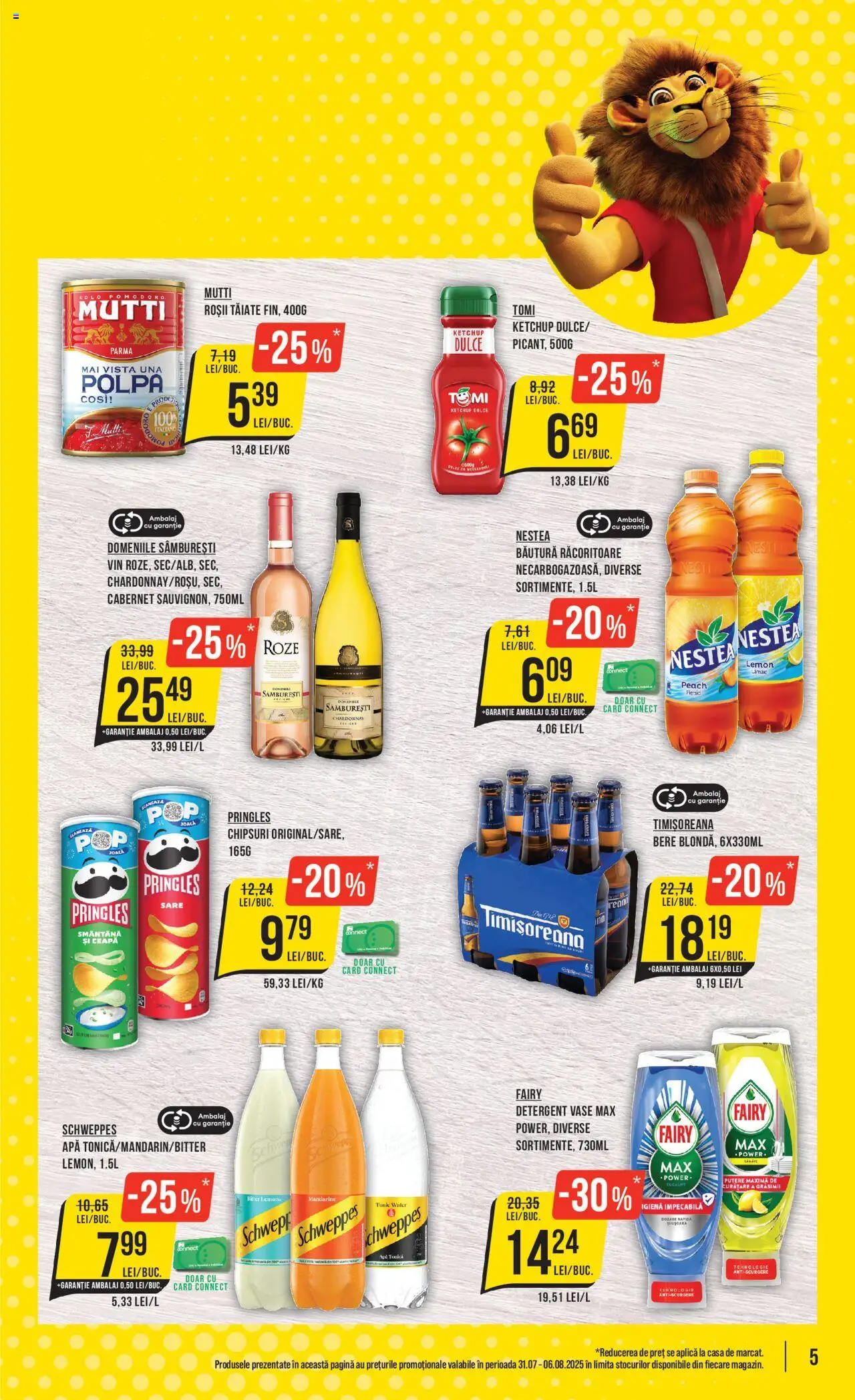 Catalog Mega Image – valabil de la 31.07.2025 | Pagină: 5 | Produse: Ketchup, Mandarine, Ceapă, Apă