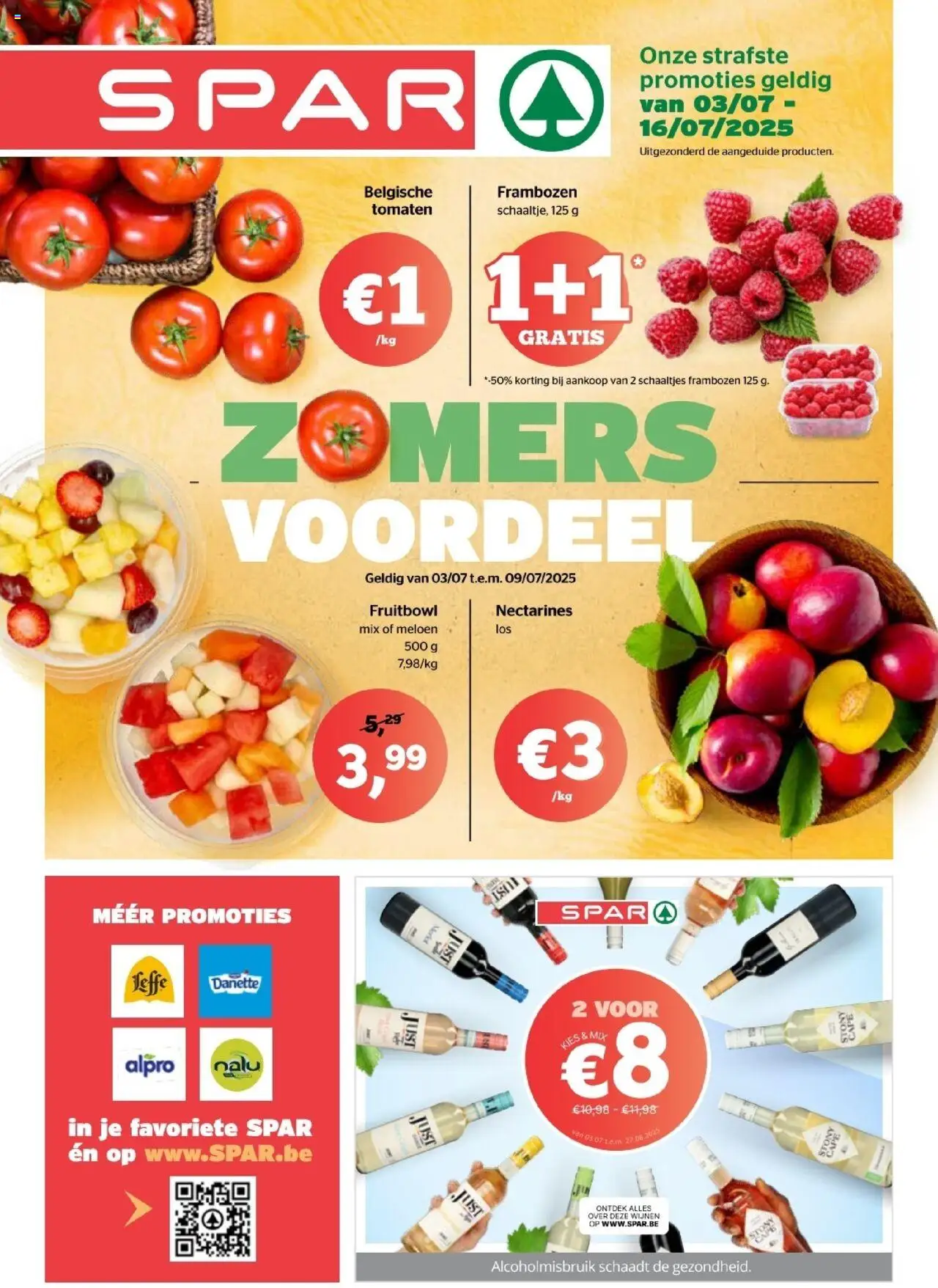  | Pagina: 1 | Producten: Tomaten, Frambozen, Meloen, Nectarines