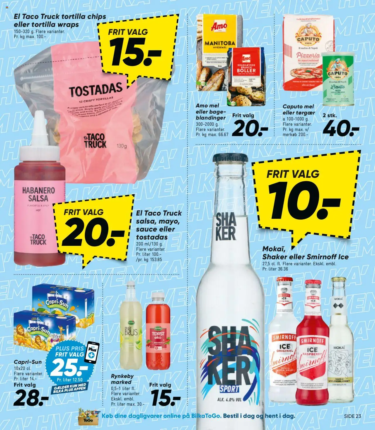 Bilka tilbudsavis – gyldig fra 12.09.2025 | Side: 27 | Produkter: Chips, Hvedemel, Salsa, Taco
