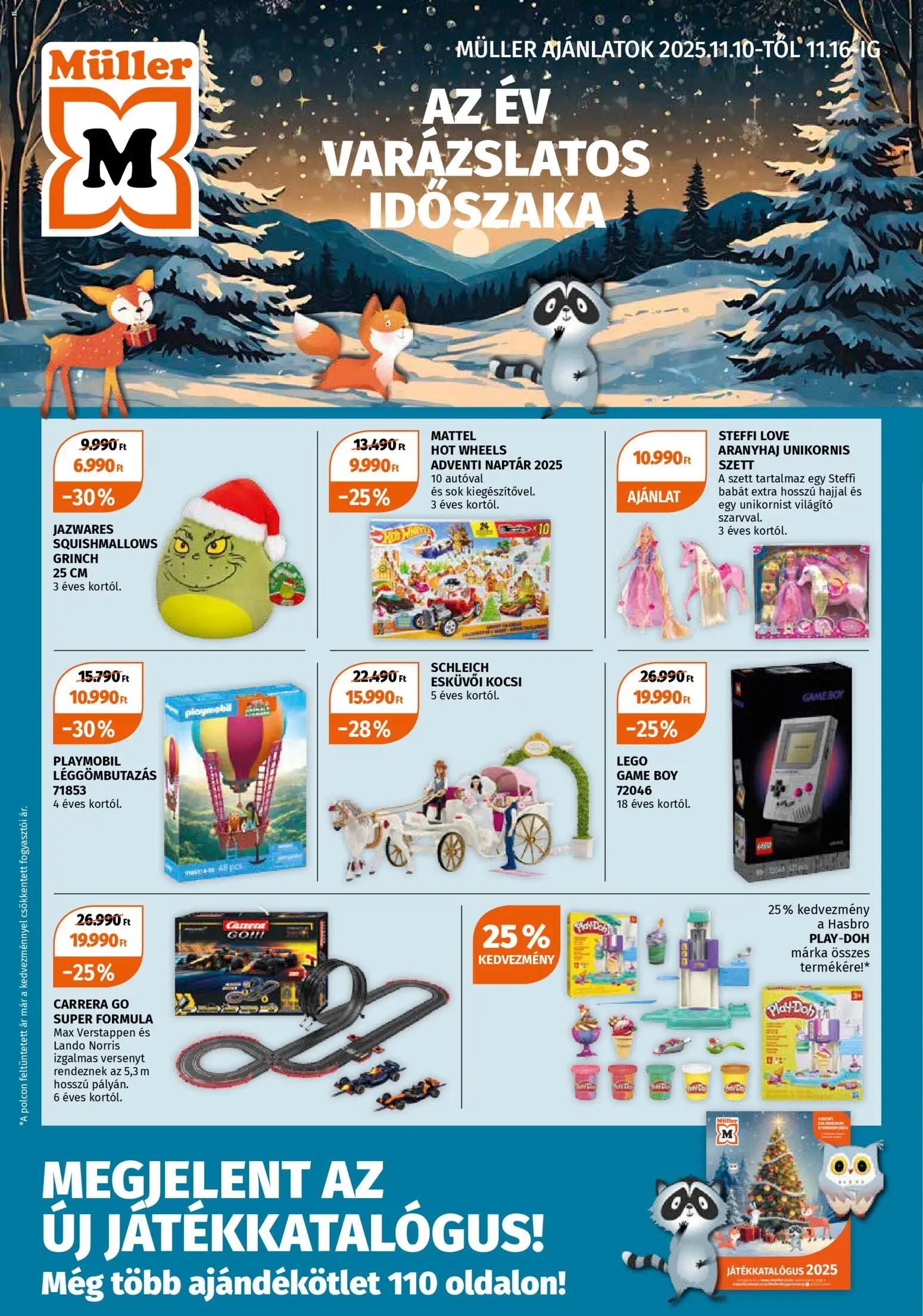 Müller akciós ujság - amely érvényes a következő dátumtól: 10.11.2025 | Oldal: 1