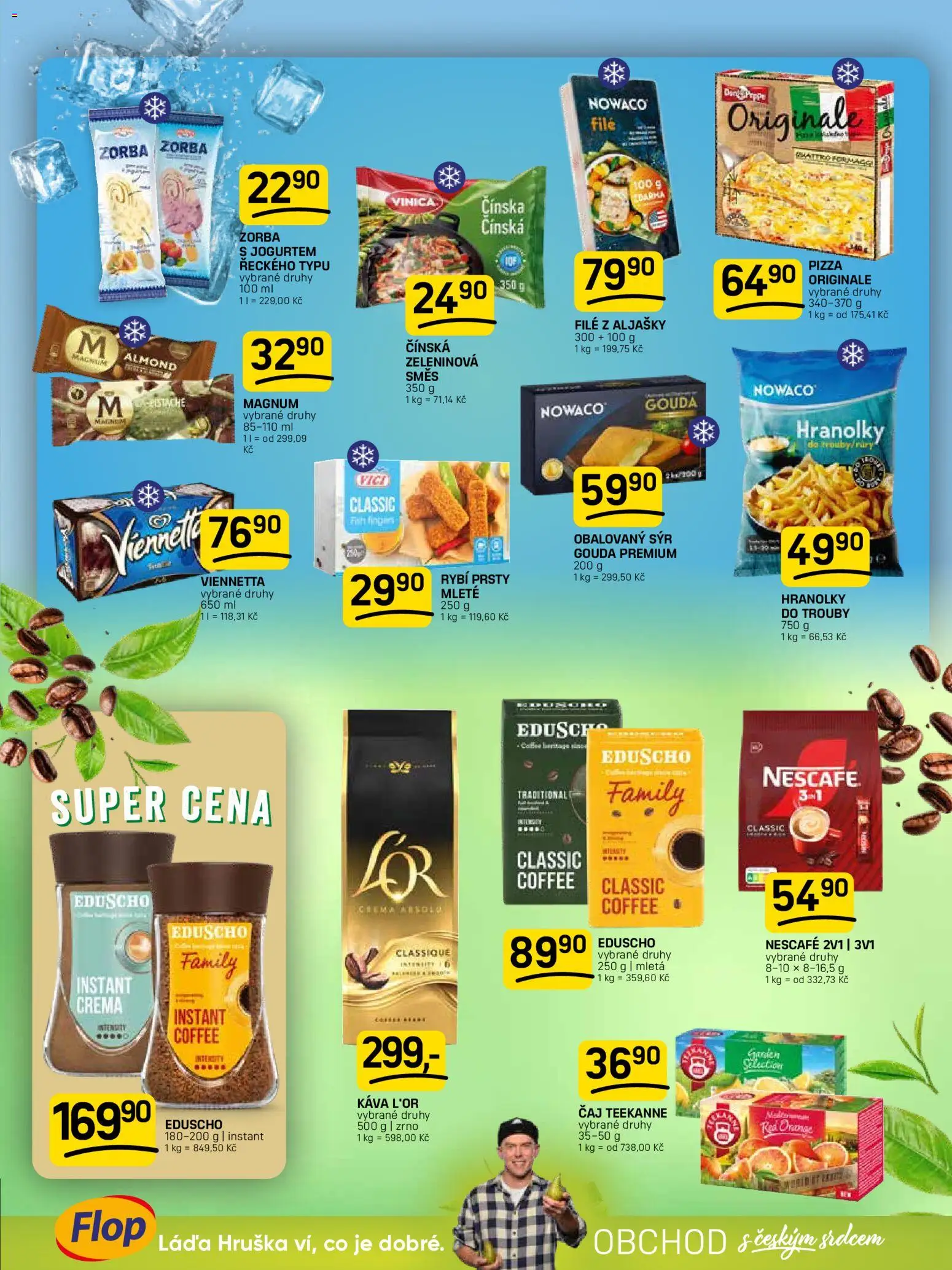 Flop leták od 29.04.2026 | Strana: 7 | Produkty: Čaj, Magnum, Nescafé, Crema