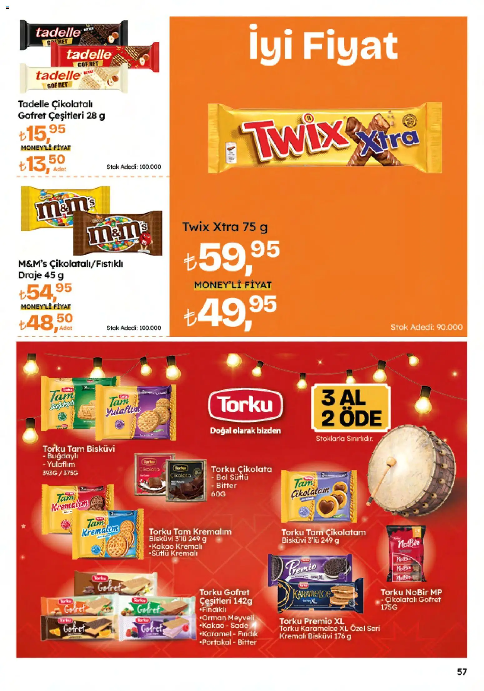 Migros Katalog - Migroskop - 26.02.2026 tarihinden itibaren geçerlidir | Sayfa: 57 | Ürünler: Gofret, Çikolatalı gofret, Çikolata, Fındık