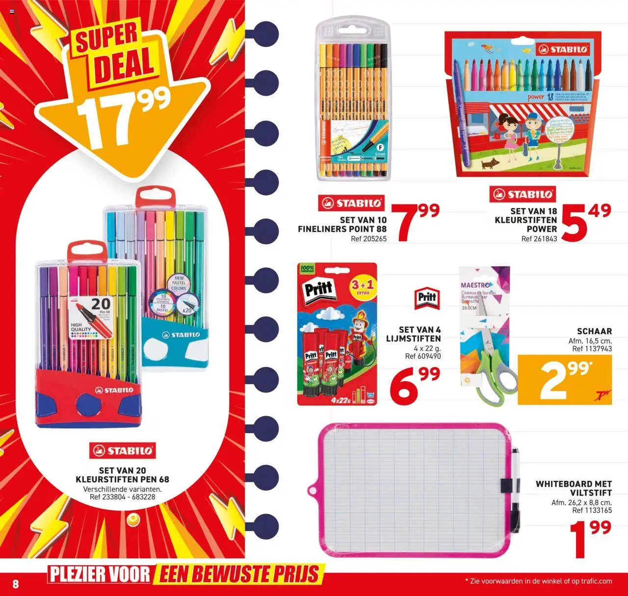  | Pagina: 8 | Producten: Bureau, Pen, Schaar, Lijmstiften