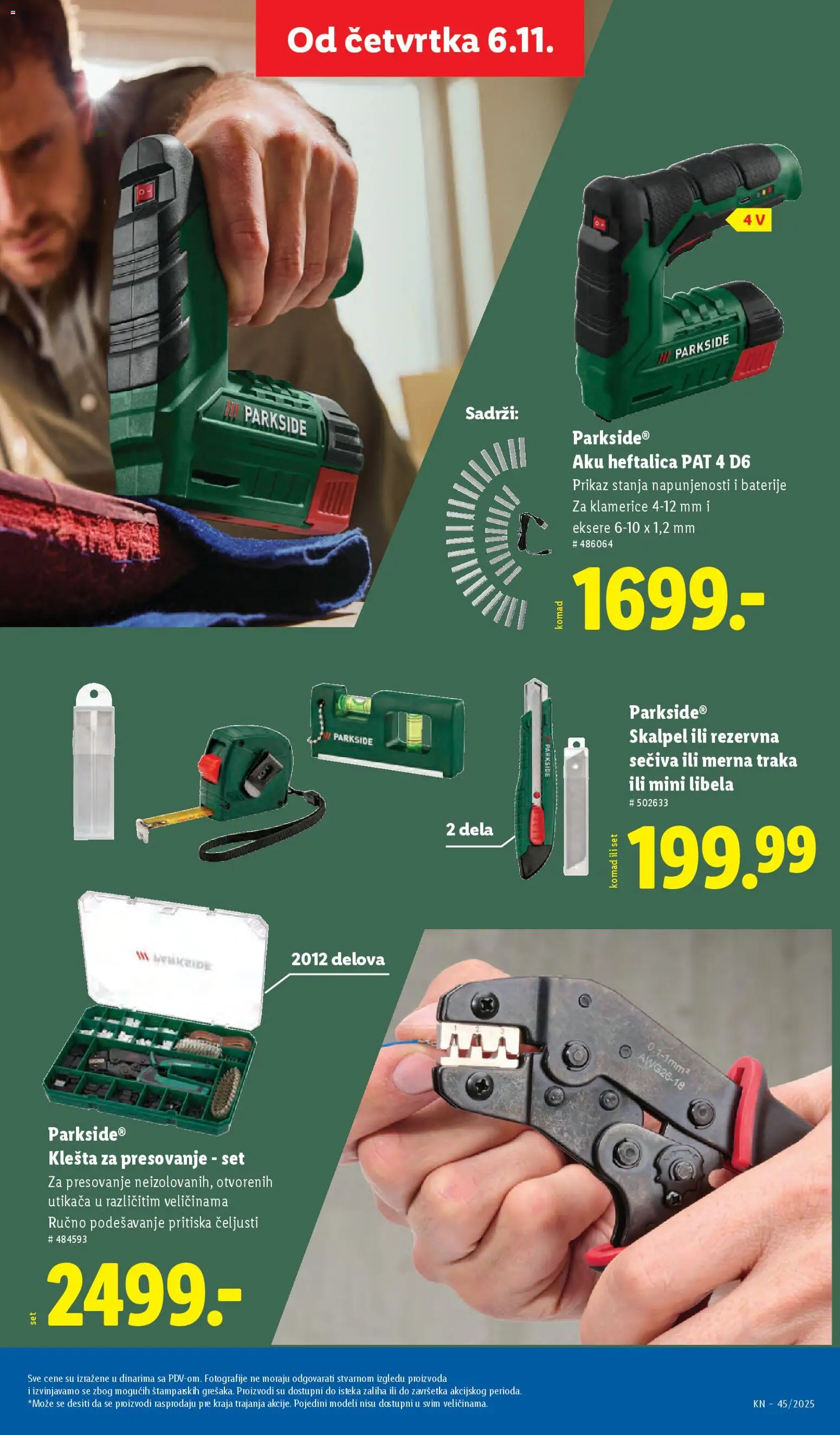 Lidl katalog - važi od 06.11.2025 | Strana: 51 | Proizvode: Parkside, Baterije