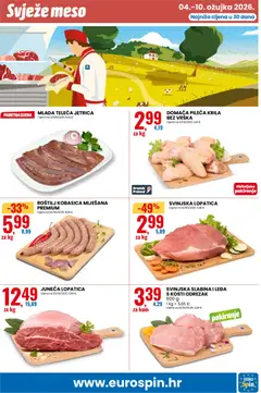 Katalog Eurospin - Pregled kataloga iz trgovine Eurospin, vrijedi od 04.03.2026 | Stranica: 9 | Proizvodi: Roštilj, Pileća krila, Svinjska lopatica, Lopatica