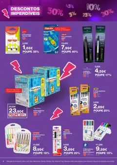 Pré-visualização Staples - Descontos Imperdíveis válido de 09.03.2026 | Página: 4 | Produtos: Quadro