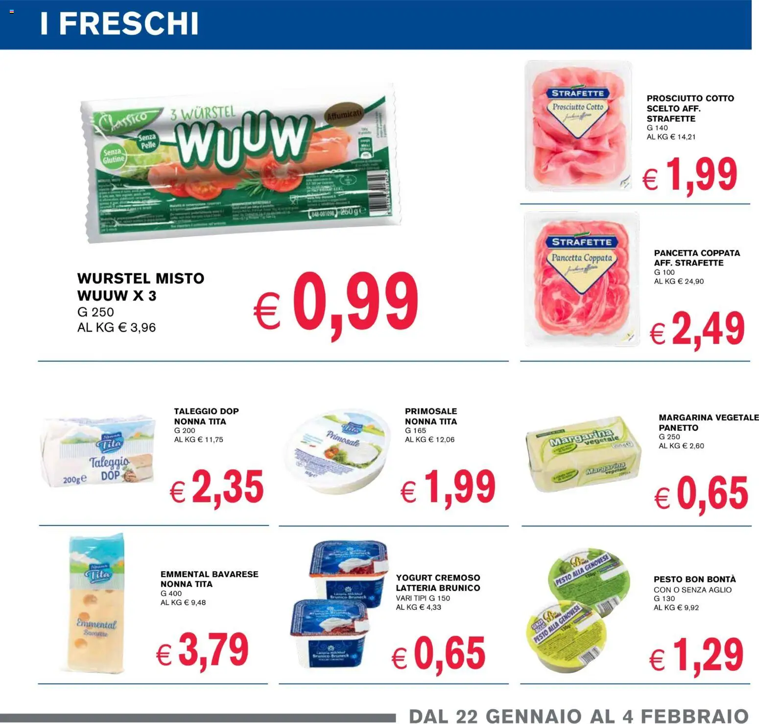 Volantino Coal del 22.01.2026 | Pagina: 7 | Prodotti: Prosciutto Cotto, Yogurt, Aglio, Pesto