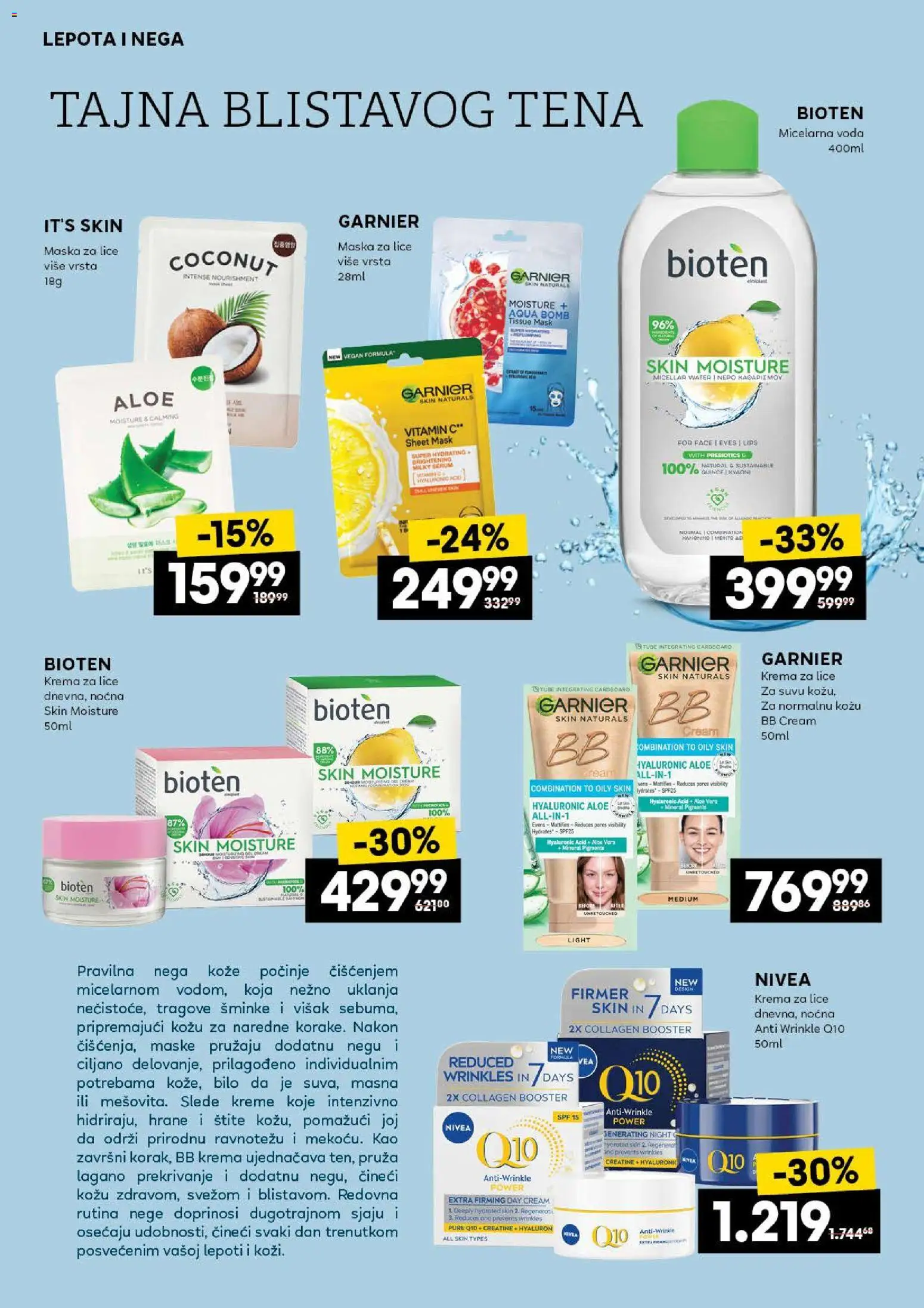 Idea katalog - važi od 25.12.2025 | Strana: 10 | Proizvode: Nivea, Krema, Maska, Micelarna voda