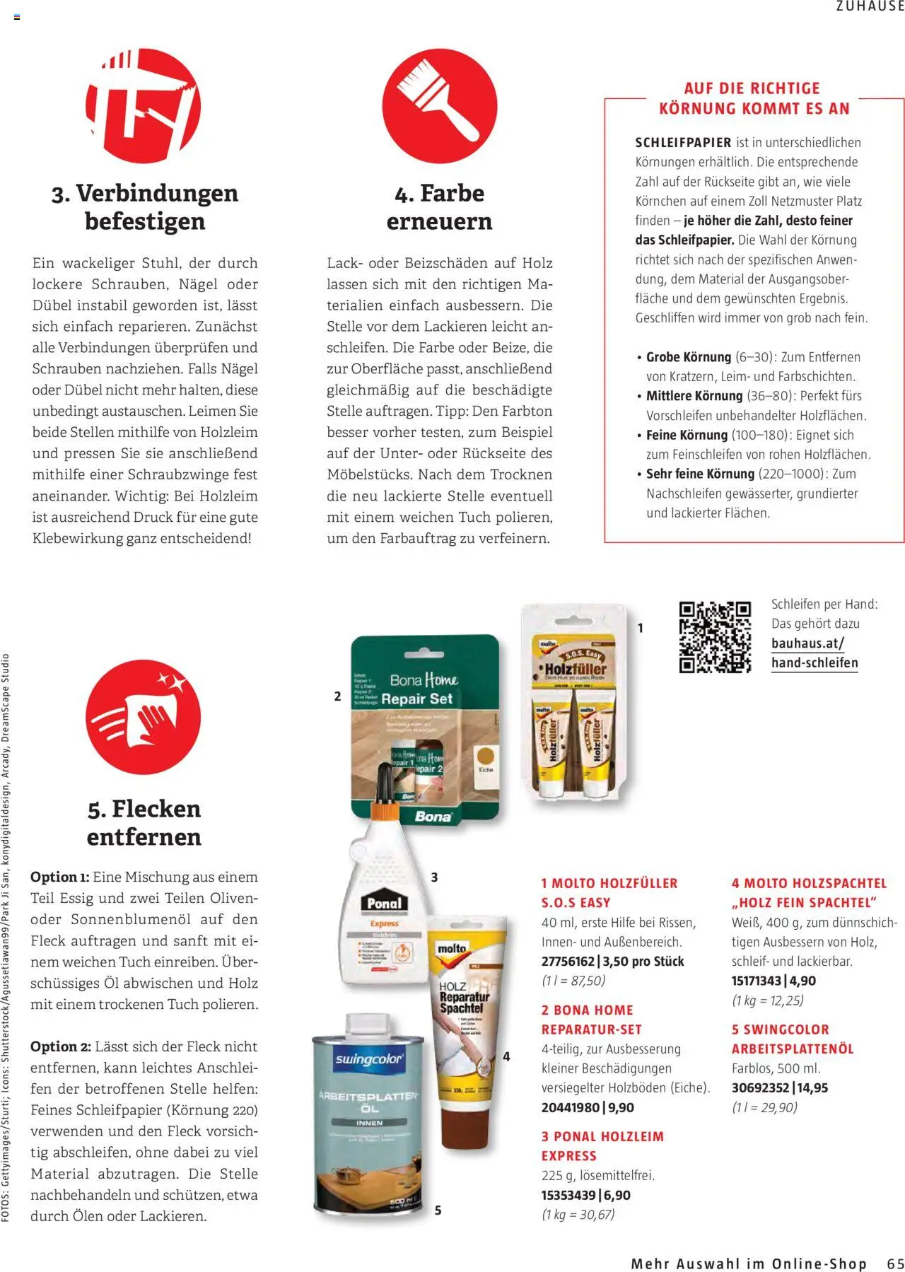 Bauhaus Passt! gültig ab 01.10.2025 | Seite: 65 | Produkte: Szeder, Öl
