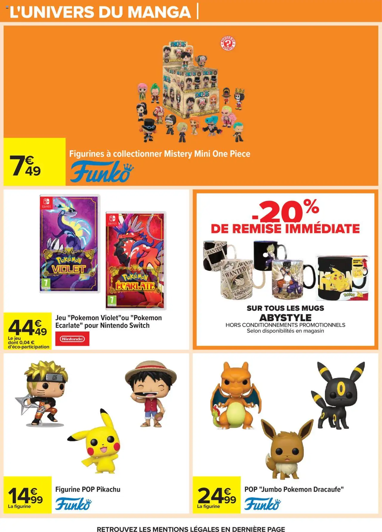  | Page: 84 | Produits: Manga, Mugs, Figurines