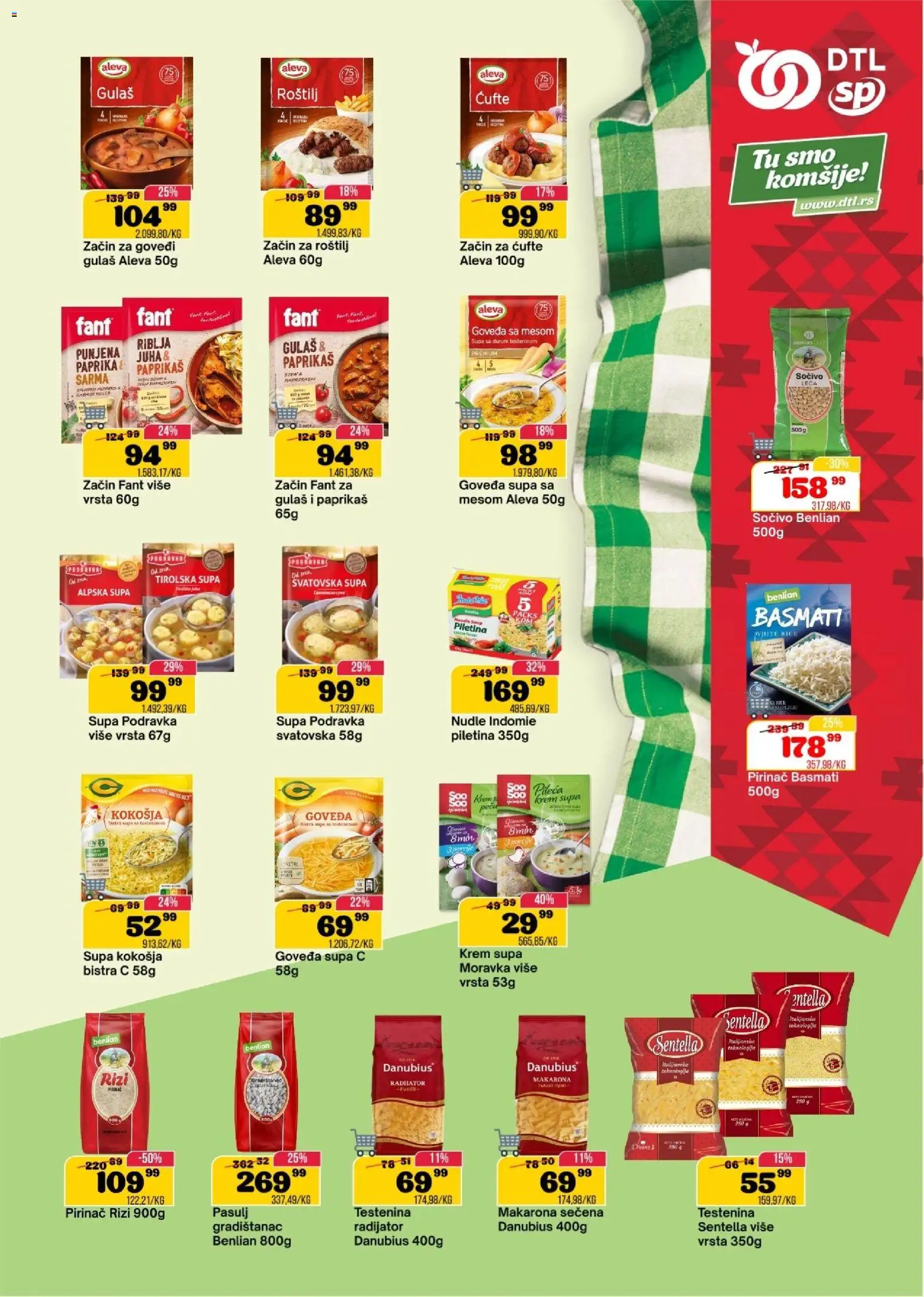 Senta Promet katalog - važi od 28.01.2026 | Strana: 9 | Proizvode: Testenina, Pasulj, Radijator, Pirinač