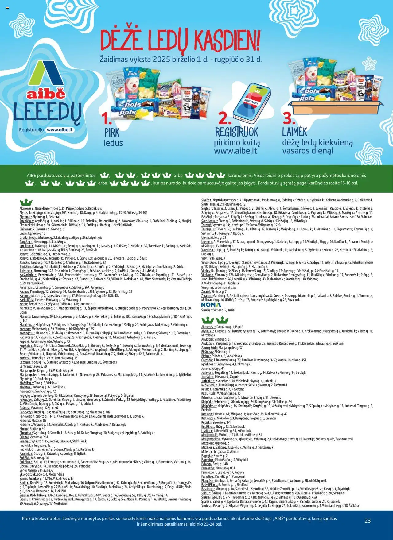 AIBE leidinys│galioja nuo 05.06.2025 | Puslapis: 23 | Prekių: Žaidimas, Dėžė