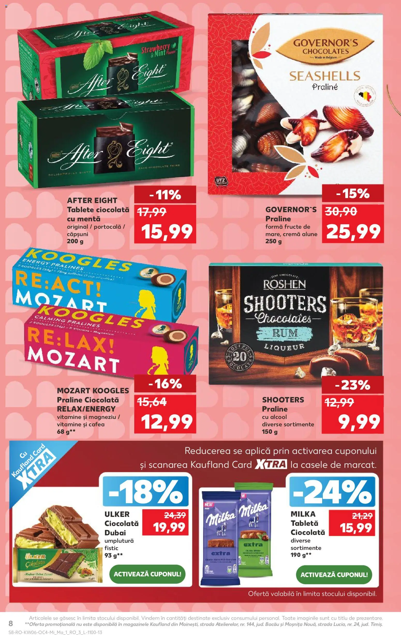 Noul catalog Kaufland – valabil de la 04.02.2026 | Pagină: 8 | Produse: Alune, Cafea, Ciocolată, Fistic