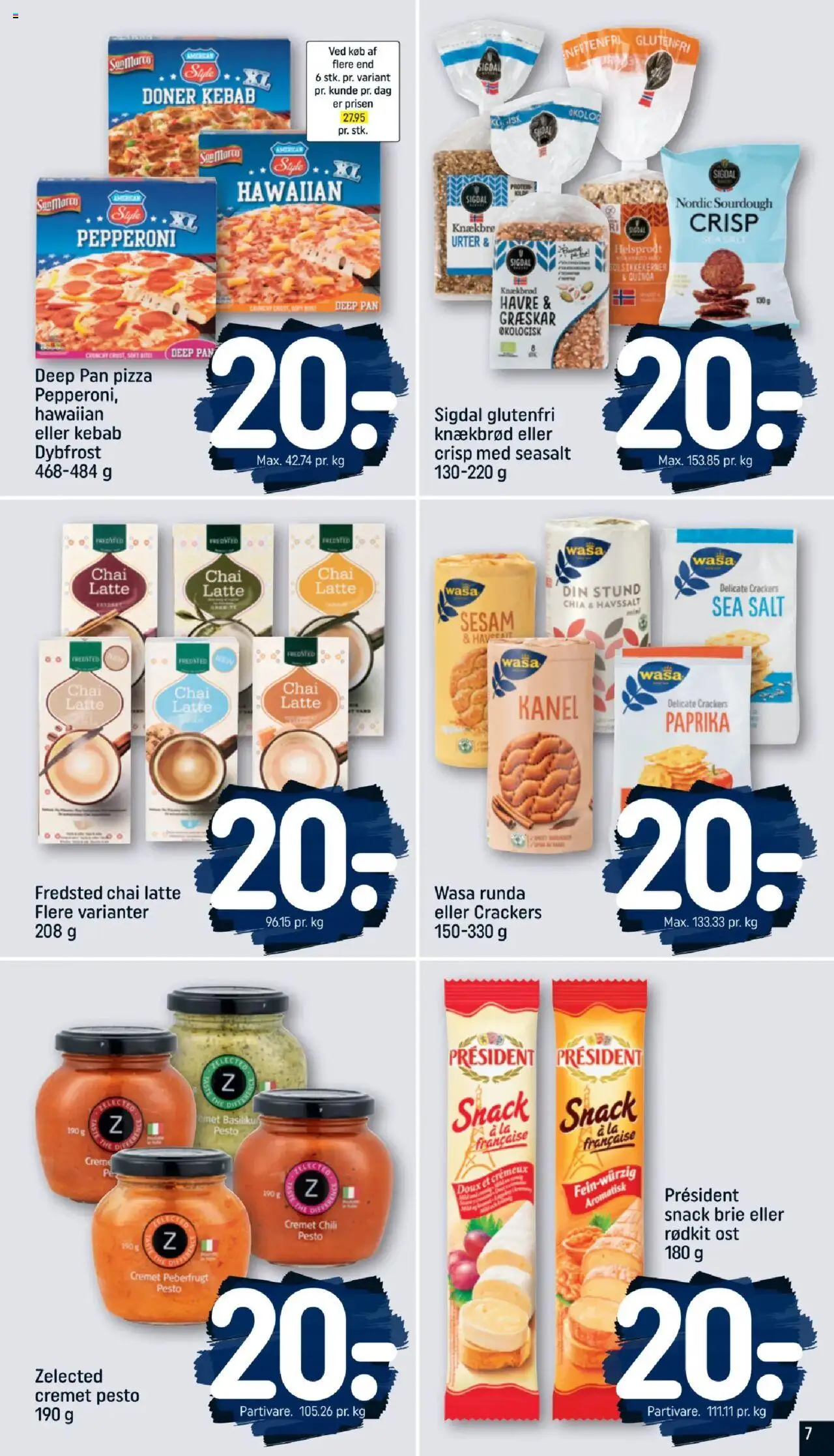 Rema 1000 Tilbudsavis gyldig fra 16.08.2025 | Side: 7 | Produkter: Græskar, Kebab, Knækbrød, Paprika