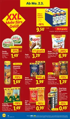 Lidl Prospekt Rahden ab 02.03.2026 gültig | Seite: 28 | Produkte: Erdnüsse, Milch, Energy, Paprika