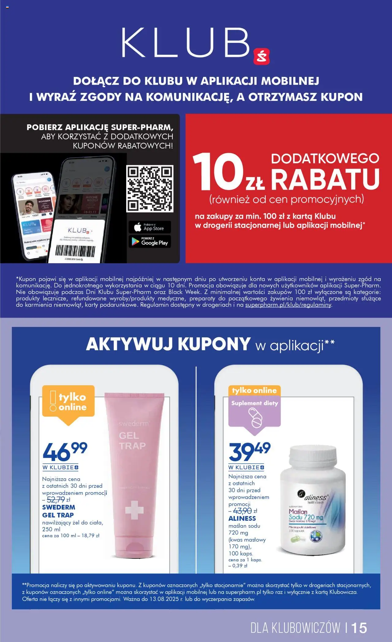 Super-pharm Gazetka od 04.08.2025 | Strona: 15 | Produkty: Karta