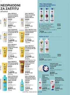SUN+ SENSITIVE Hidratantna krema za sunčanje SPF 50, Hidratantna krema za sunčanje SPF 50 - pregled AVON kataloga - važi od 01.02.2026 | Strana: 214