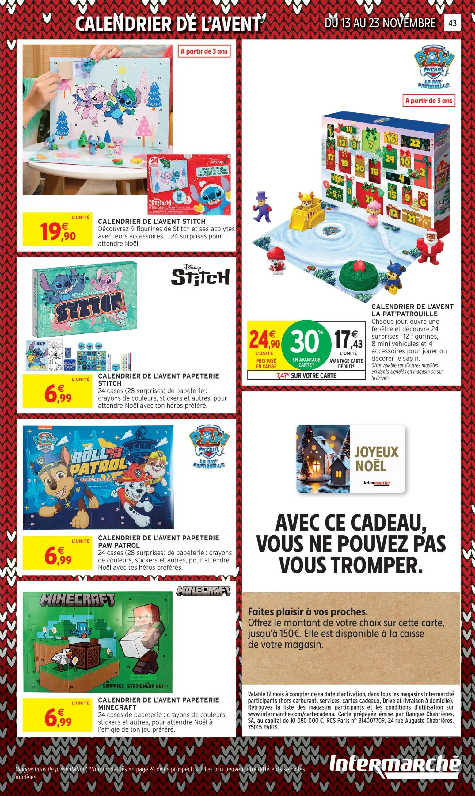 {H1} | Page: 43 | Produits: Calendrier, Calendrier de l'avent, Figurines
