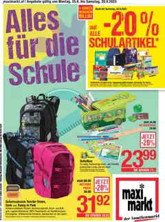 Vorschau von dem Prospekt - Maximarkt Alles für die Schule gültig ab 25.08.2025