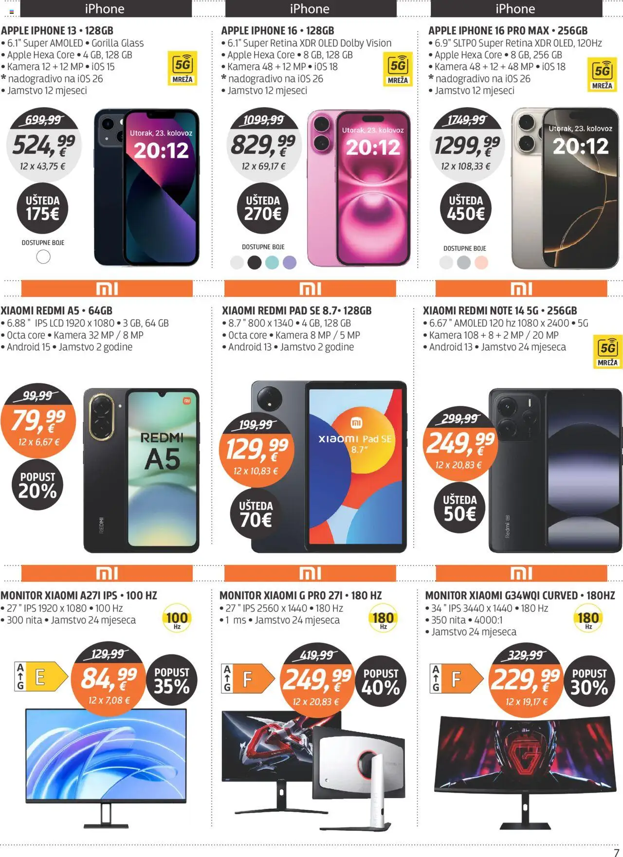 Centar Tehnike katalog | vrijedi od 20.10.2025 | Stranica: 7 | Proizvodi: Monitor