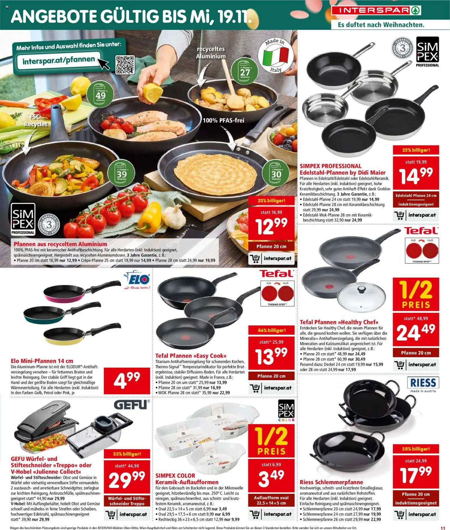 Interspar Flugblatt - Salzburg gültig ab 30.10.2025 | Seite: 11 | Produkte: Gemüse, Obst, Mikrowelle