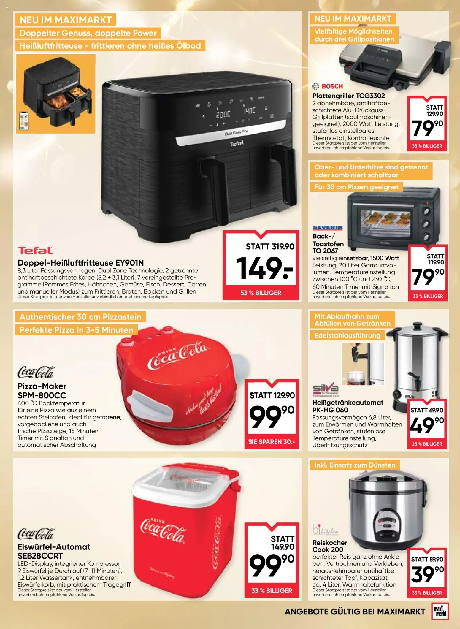 Maximarkt Flugblatt gültig ab 23.12.2025 | Seite: 19 | Produkte: Pizza, Reis