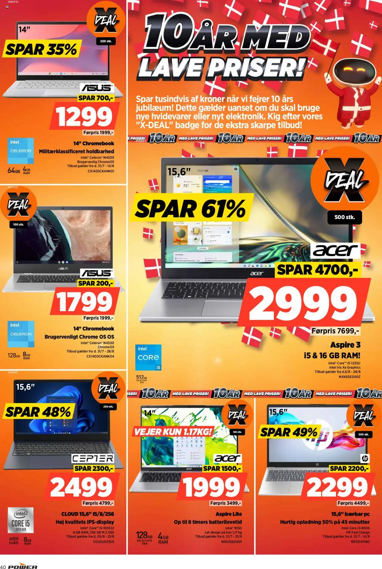 Power Tilbudsavis gyldig fra 31.07.2025 | Side: 40 | Produkter: RAM, Disk, PC, SSD