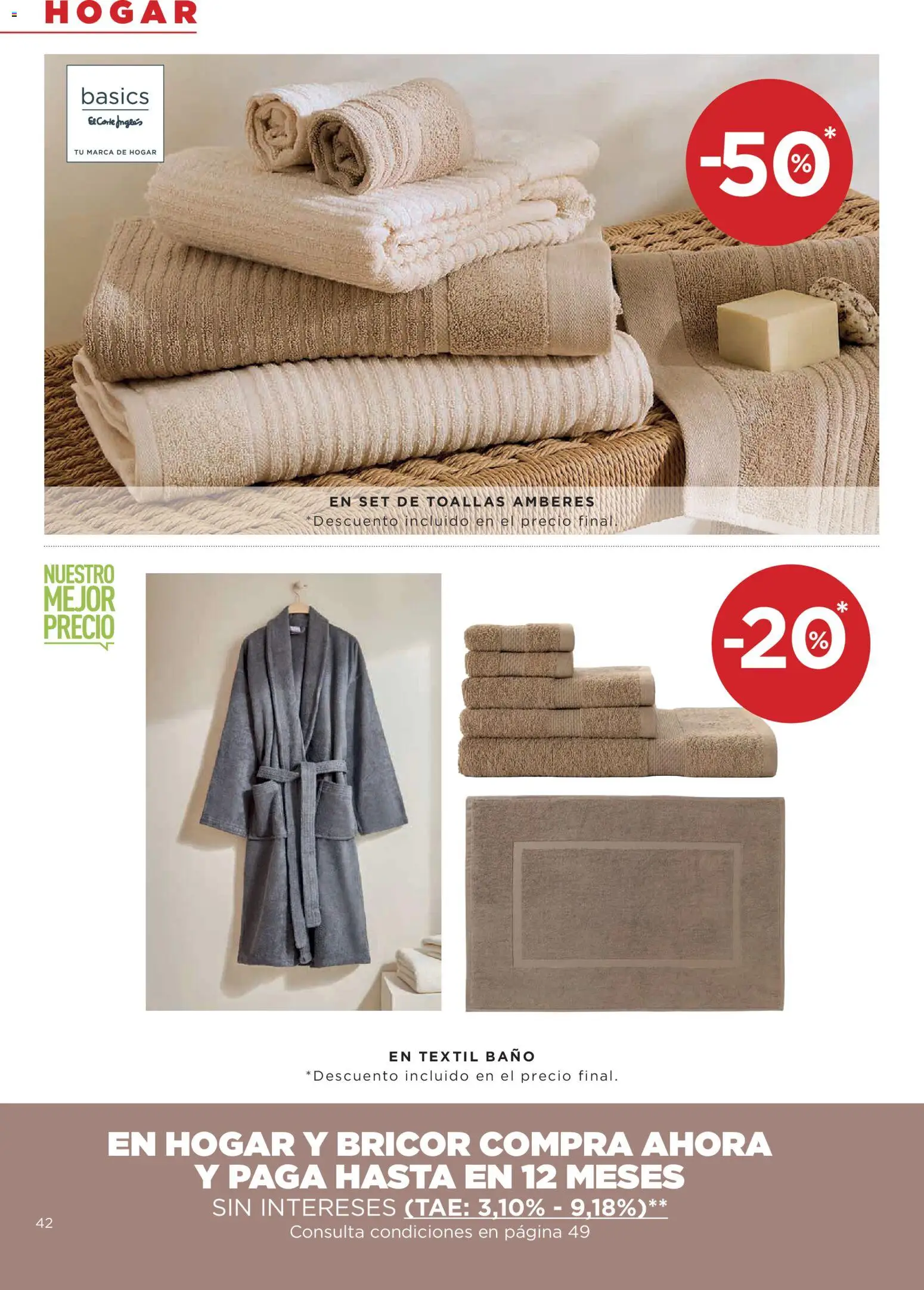 Hipercor catálogo │ válido desde el 25.03.2026 | Página: 42 | Productos: Baño