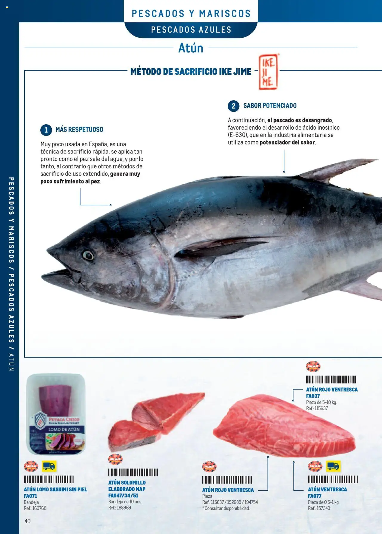 Makro - Especia Carta │ válido desde el 08.04.2025 | Página: 40 | Productos: Pescado, Bandeja