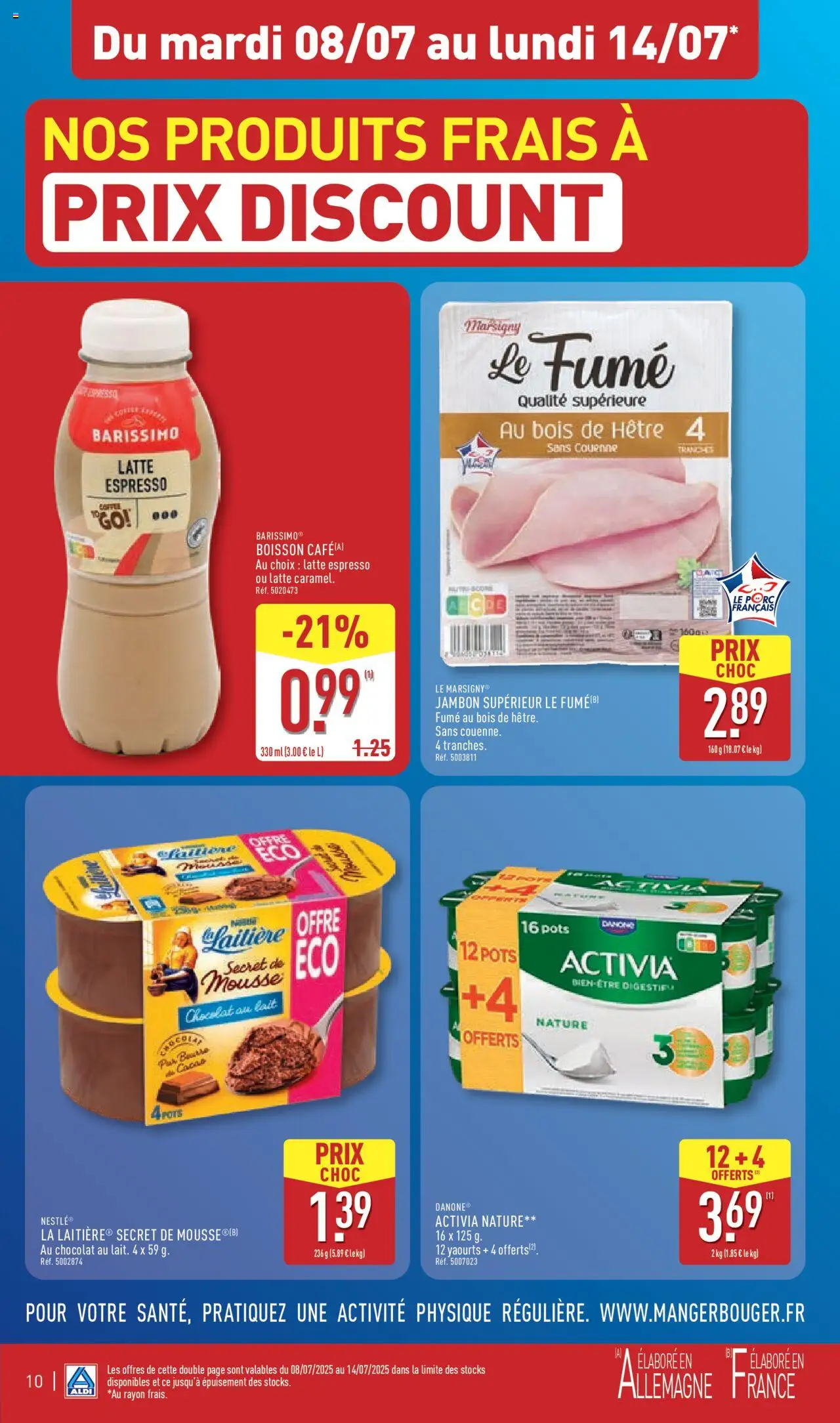  | Page: 12 | Produits: Yaourts, Mousse, Lait, Chocolat