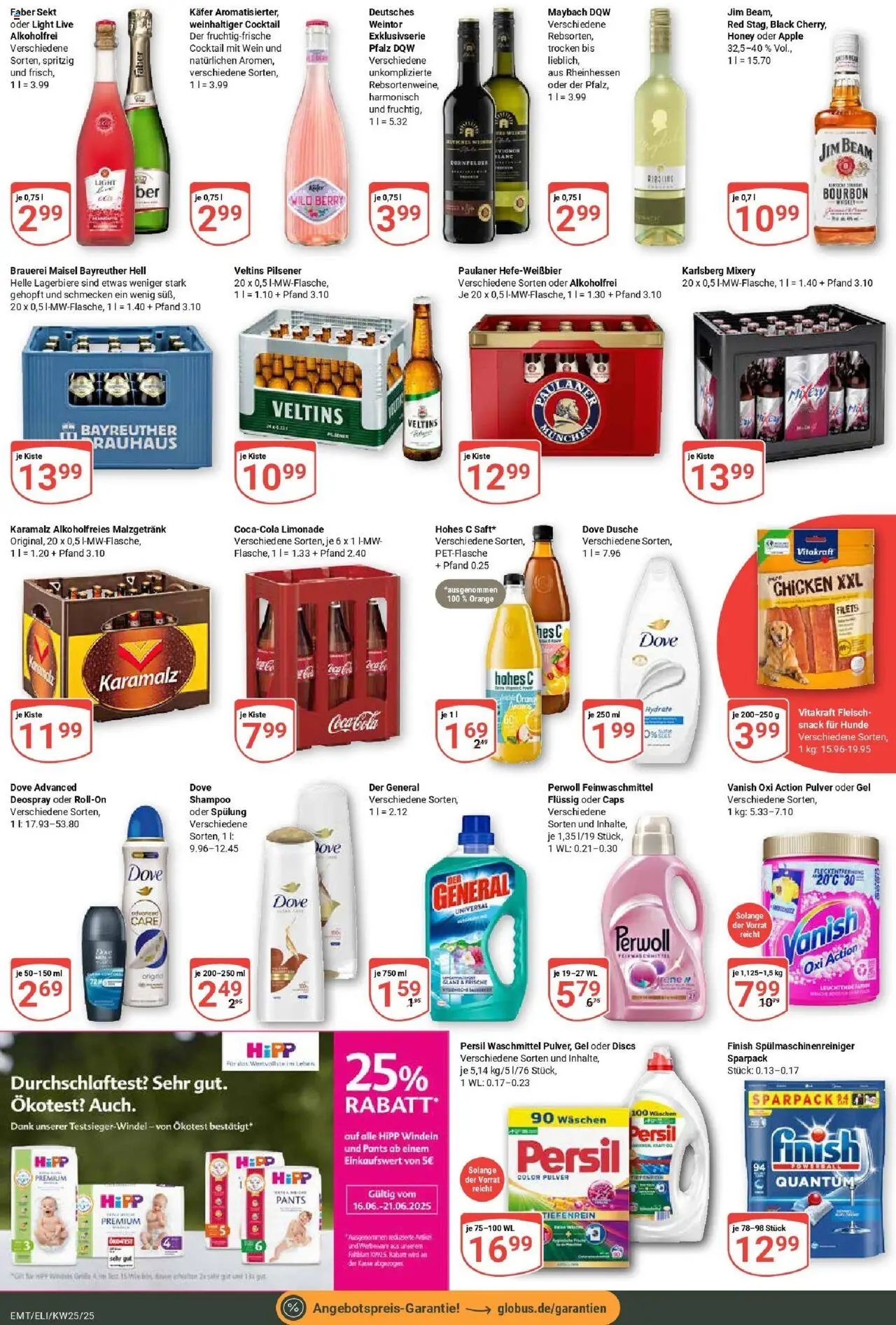 Globus prospekt Erfurt-Linderbach	 - gültig ab dem 15.06.2025 | Seite: 7 | Produkte: Bayreuther hell, Limonade, Shampoo, Shower Gel