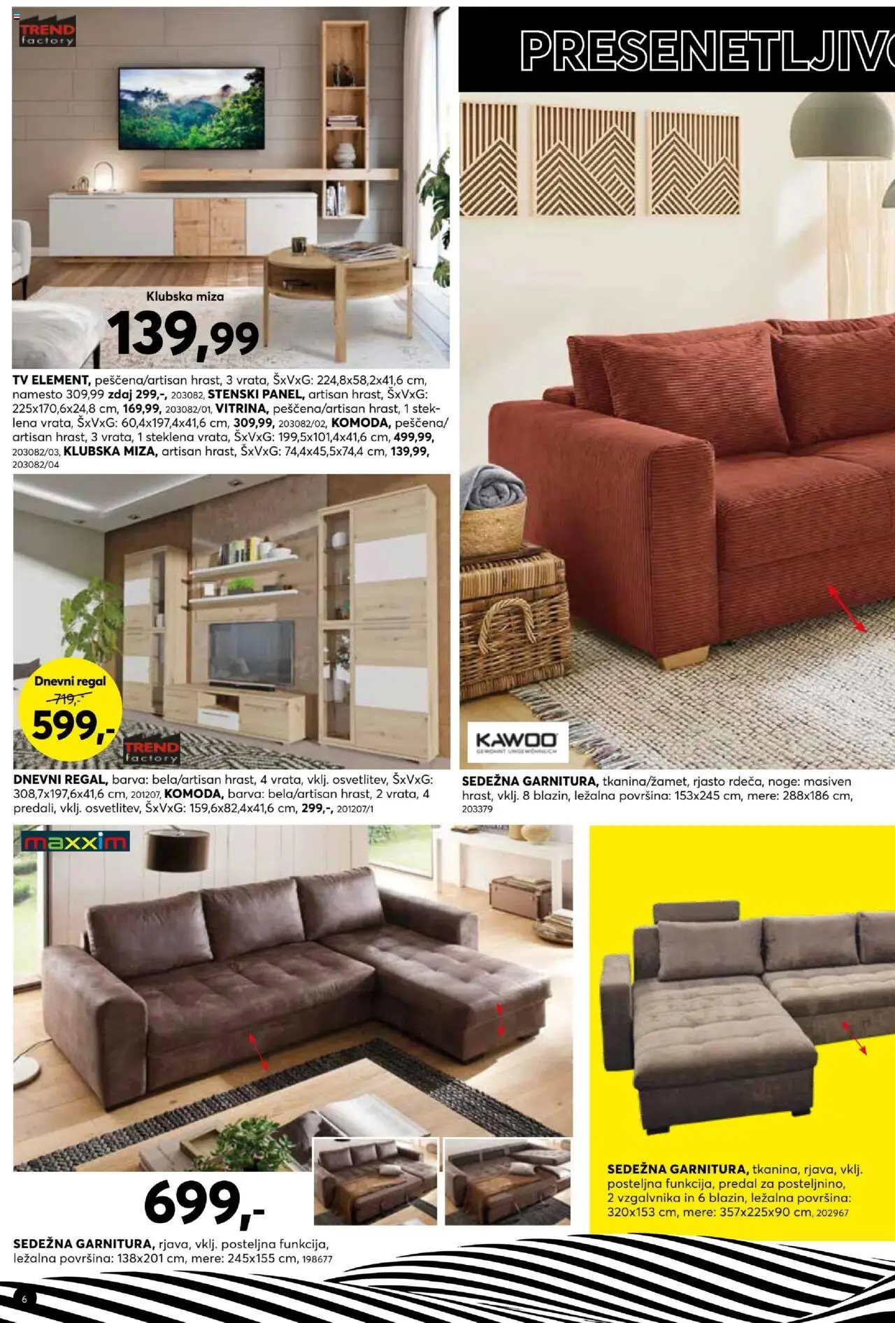 Dipo katalog │ velja od 20.08.2025 | Stran: 6 | Izdelki: Tv, Miza, Regal, Barva
