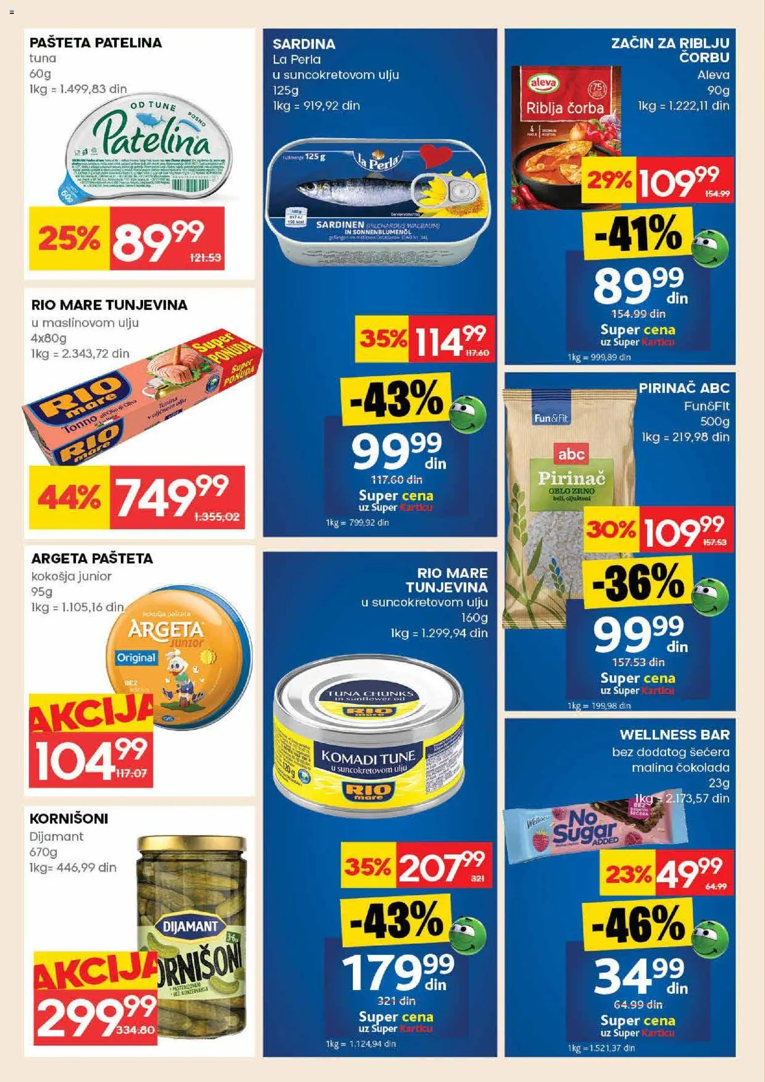 Roda katalog - važi od 09.04.2026 | Strana: 20 | Proizvode: Malina, Čokolada, Pirinač, Sardina