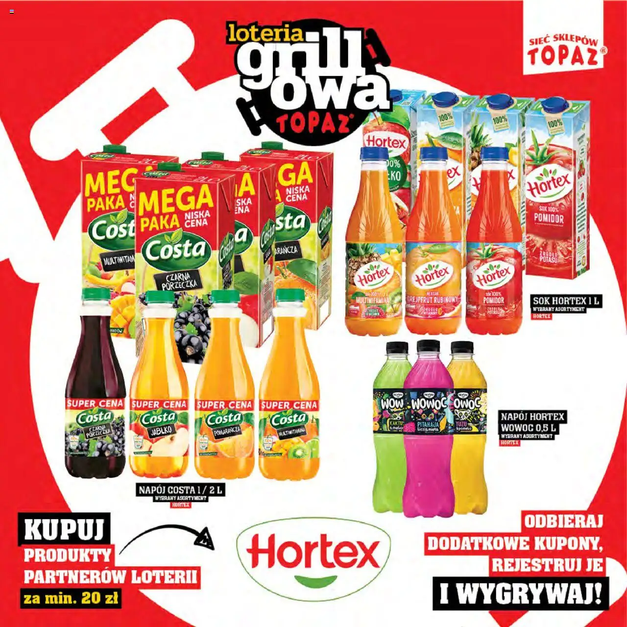 Topaz Gazetka - Katalog produktów Loteria Grillowa od 25.04.2025 | Strona: 67 | Produkty: Porzeczka, Sok, Grejpfrut