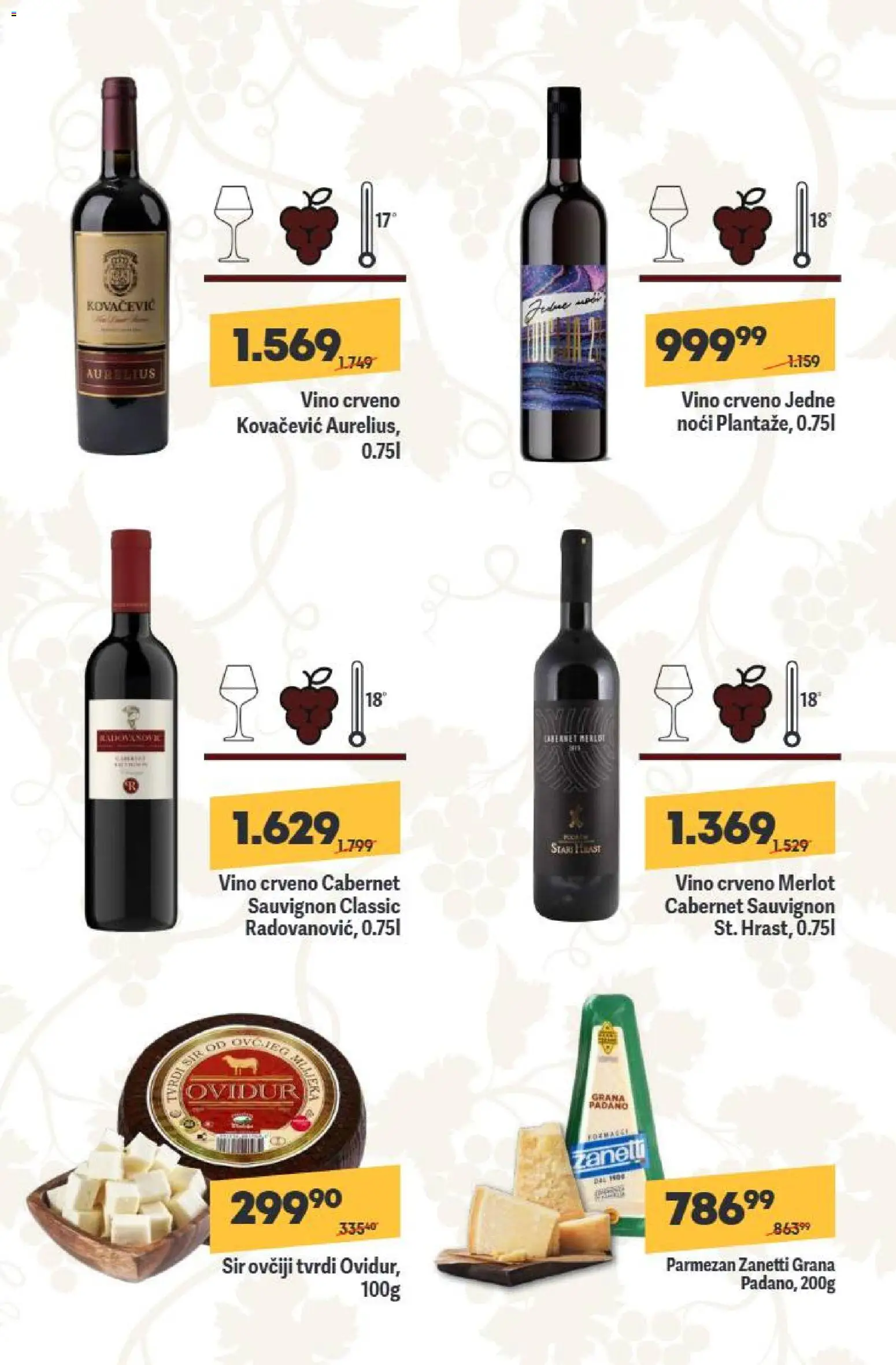 Maxi katalog - važi od 13.11.2025 | Strana: 3 | Proizvode: Cabernet Sauvignon, Crveno vino, Parmezan, Vino