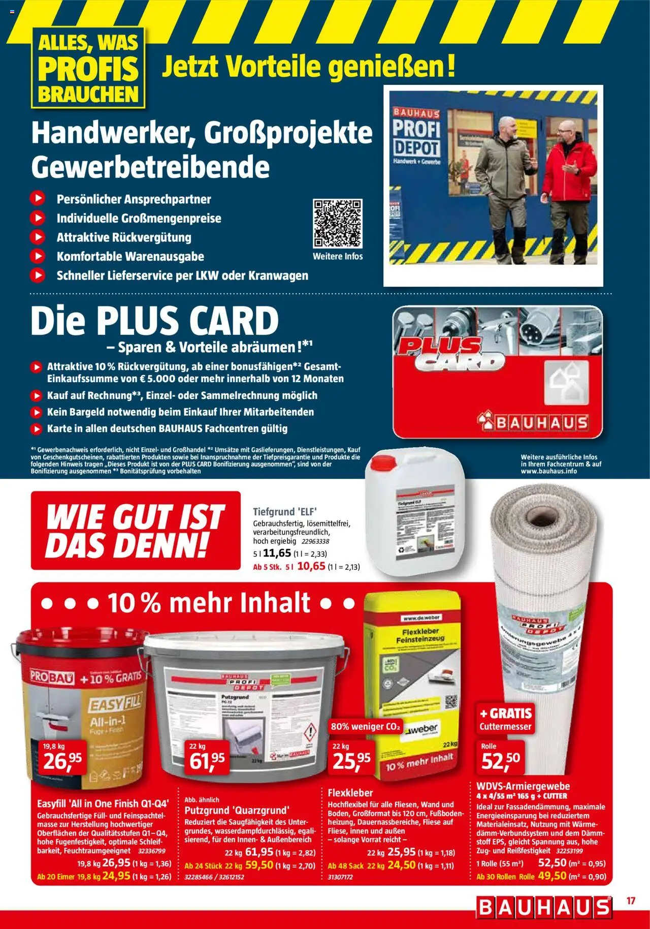 Bauhaus Prospekt 	 - gültig ab dem 30.08.2025 | Seite: 17 | Produkte: Cutter, Finish
