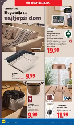 LIVARNO Deka, Komad. Dimenzije: cca 130x170 cm - Pregled kataloga iz trgovine Lidl, vrijedi od 20.10.2025 | Stranica: 46