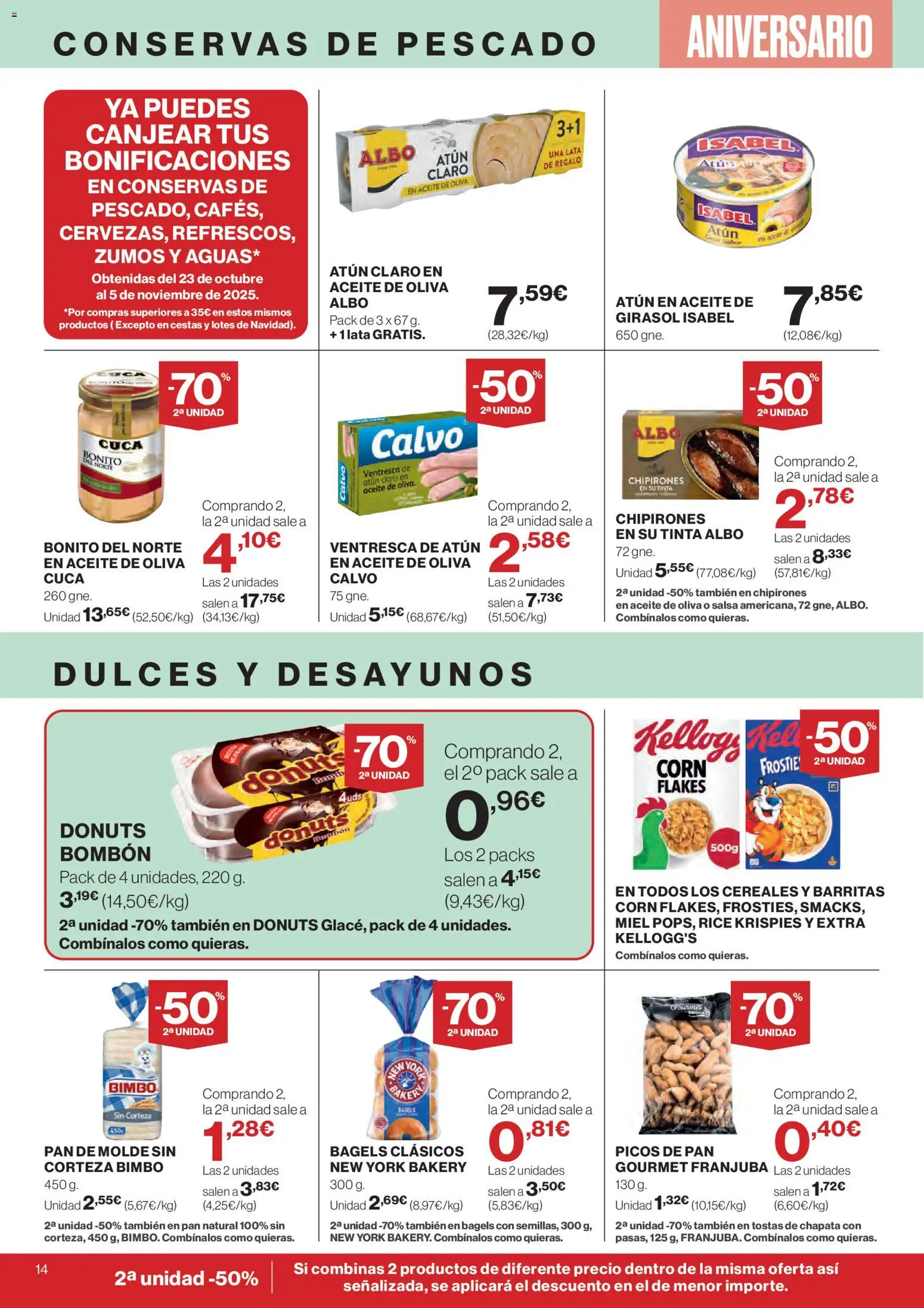 El Corte Inglés ofertas │ válido desde el 06.11.2025 | Página: 21 | Productos: Ψηφιακή κάμερα, Aceite, Pescado, Atún claro