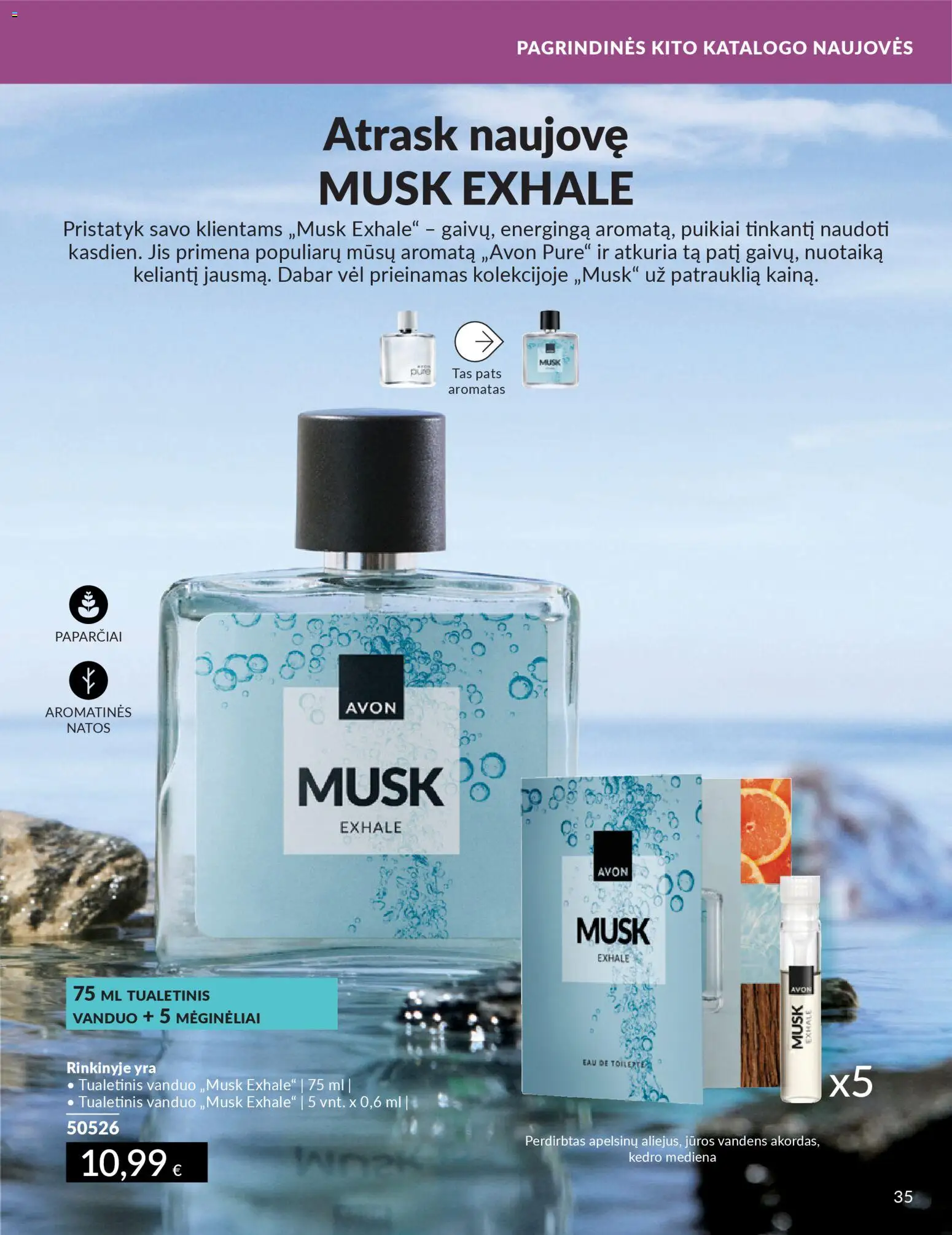 AVON akcijos nuo 01.12.2025 | Puslapis: 35 | Prekių: Tualetinis vanduo