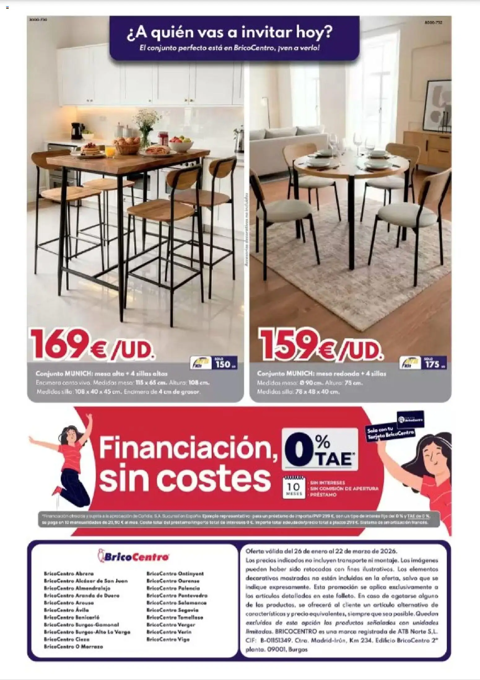 BricoCentro folleto │ válido desde el 26.01.2026 | Página: 26 | Productos: Mesa