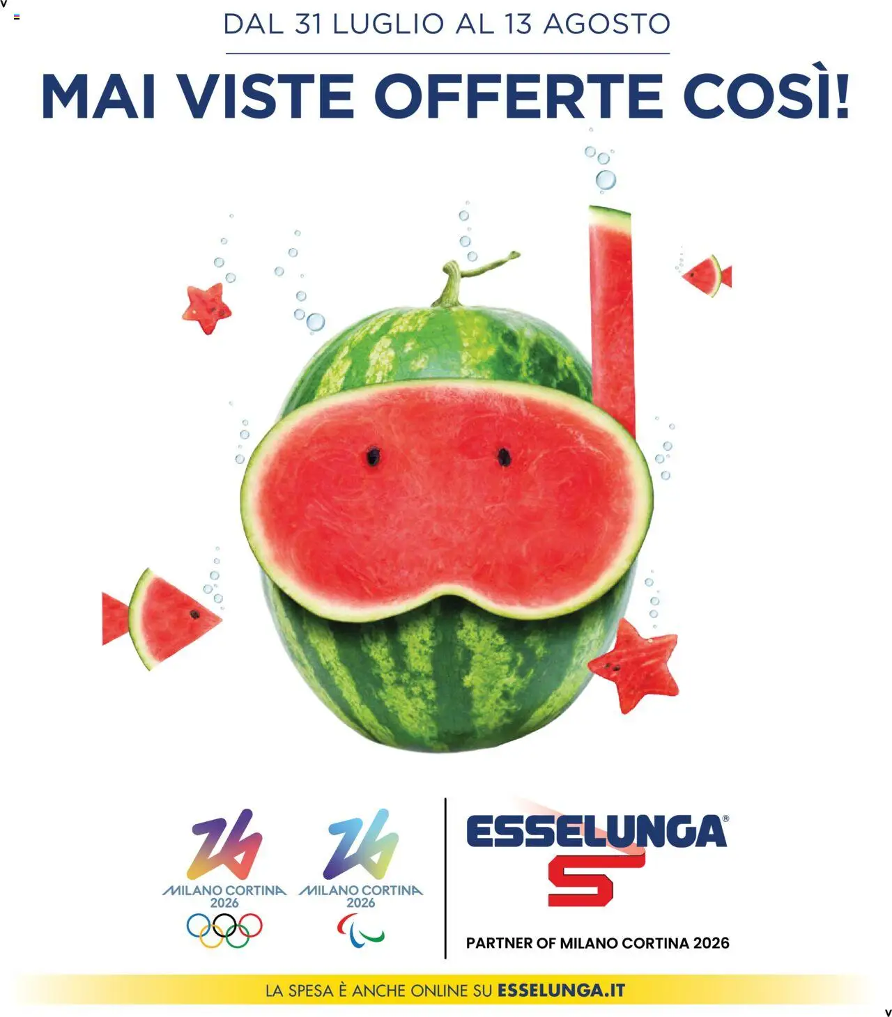 Volantino Esselunga S del 31.07.2025 | Pagina: 1